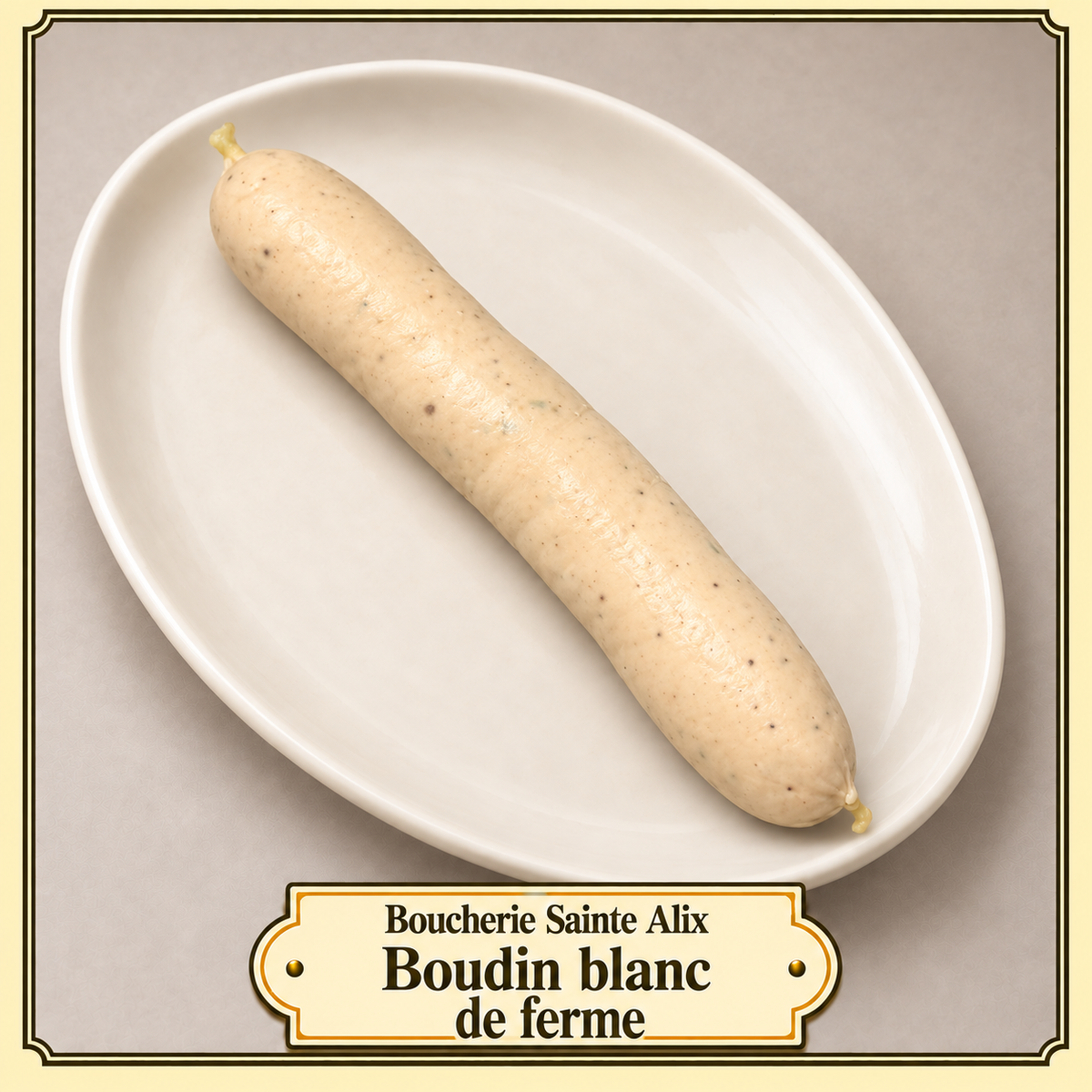 Boudin blanc de ferme