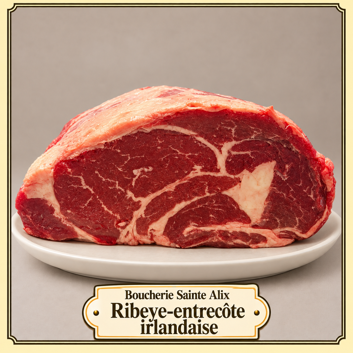 Ierse ribeye-entrecôte