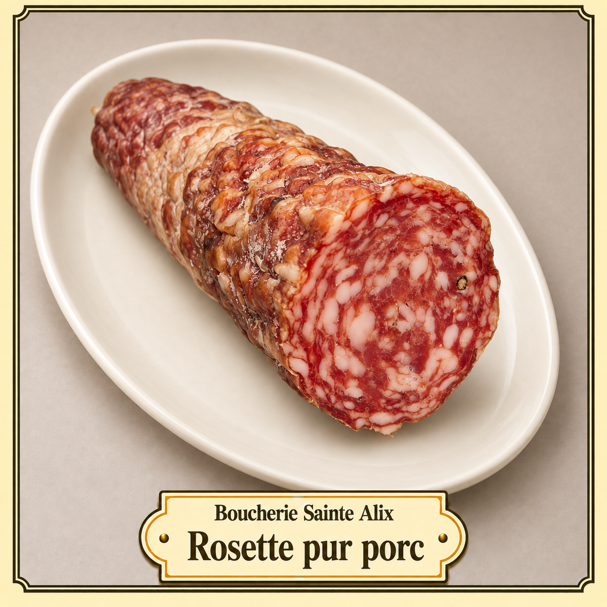 Rosette van puur varkensvlees