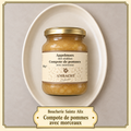 Compote de pommes avec morceaux