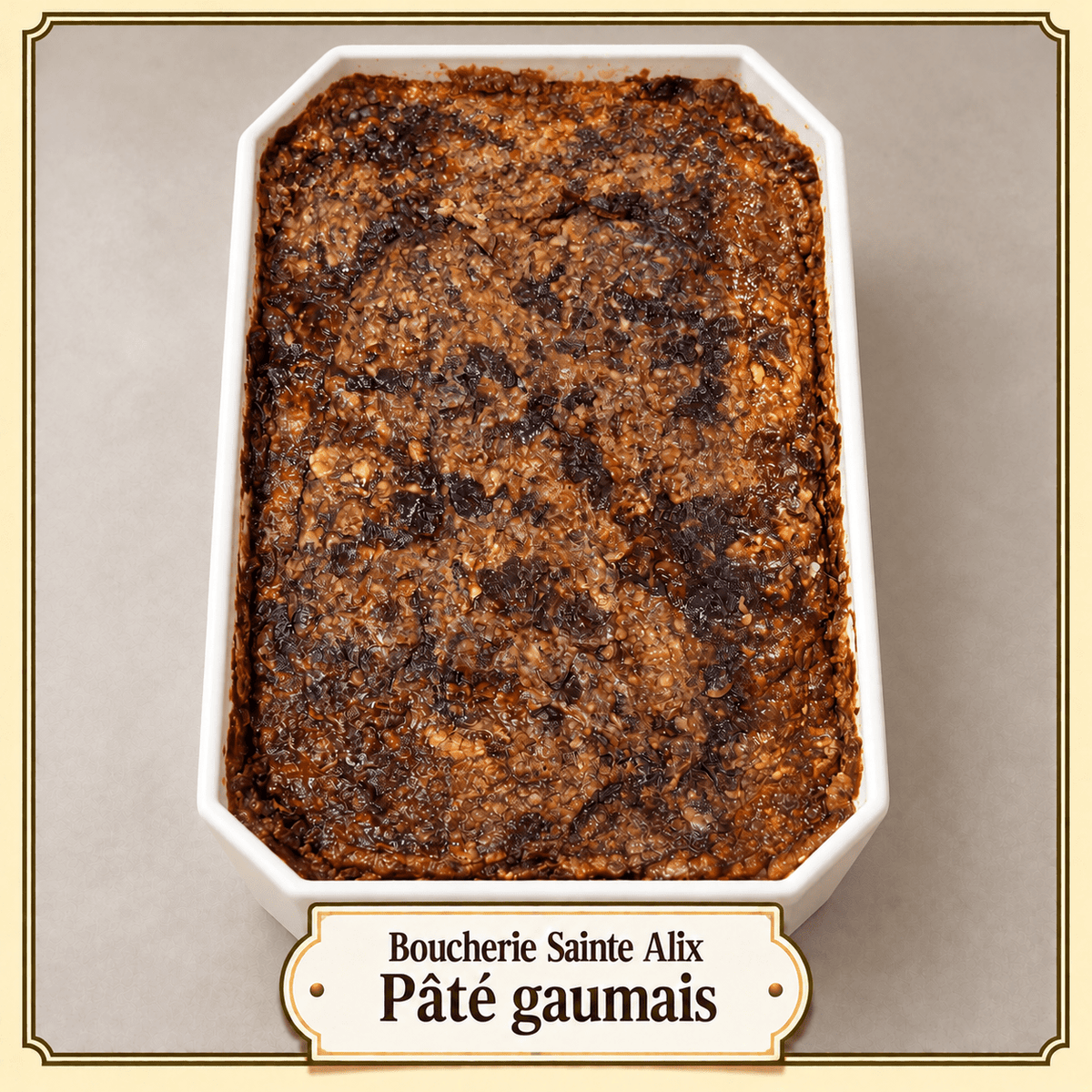 Pâté gaumais - Boucherie Sainte Alix