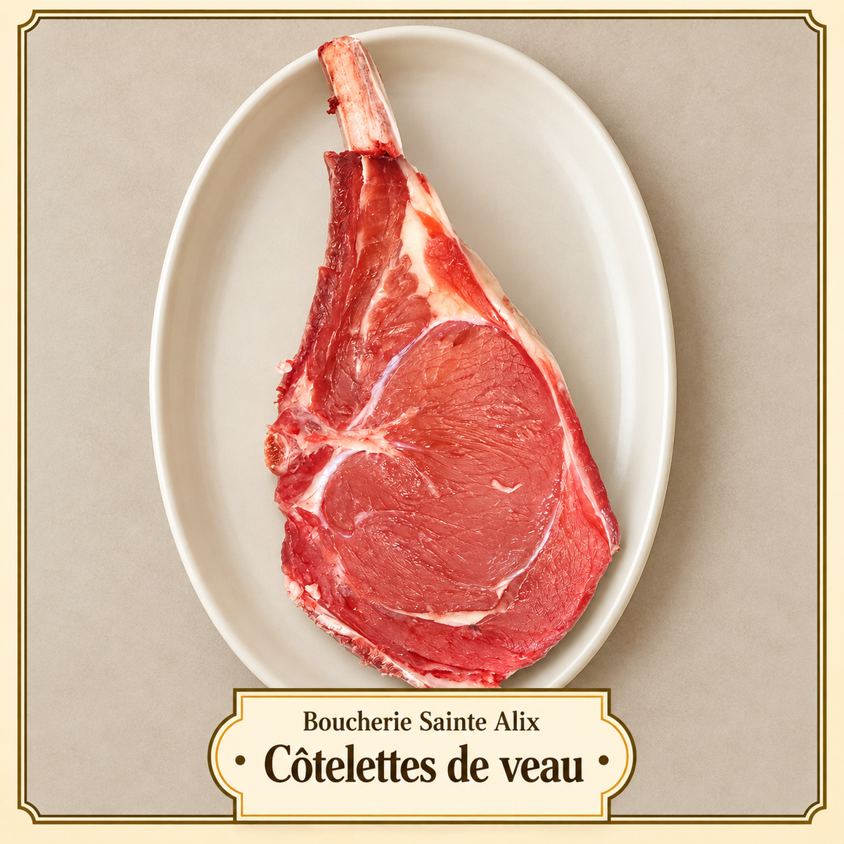 Côtelettes de veau