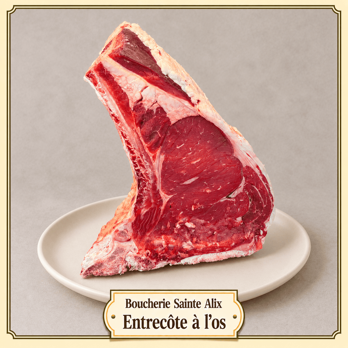 Entrecôte a l'os - Boucherie Sainte Alix