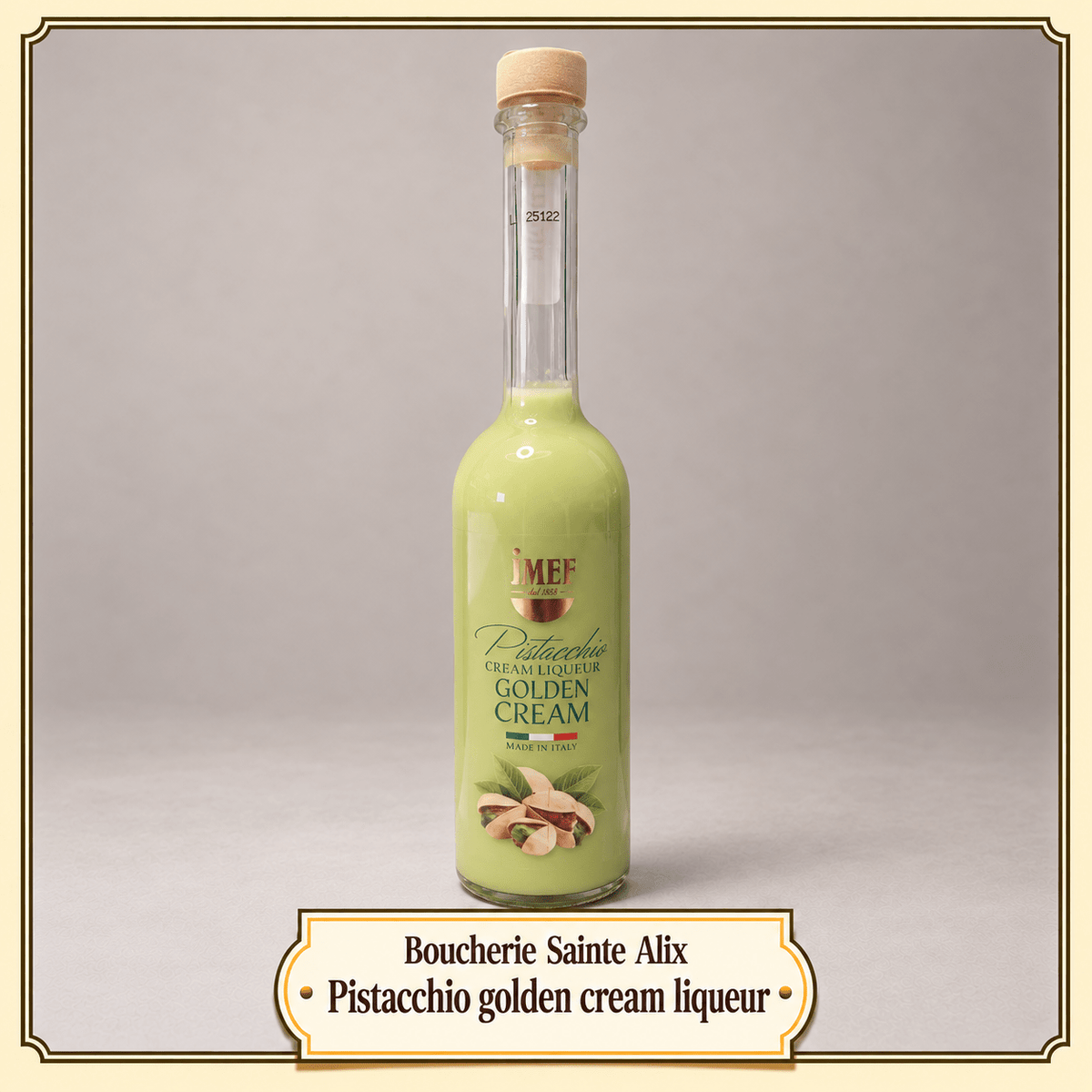 Pistacchio golden cream liqueur - Boucherie Sainte Alix