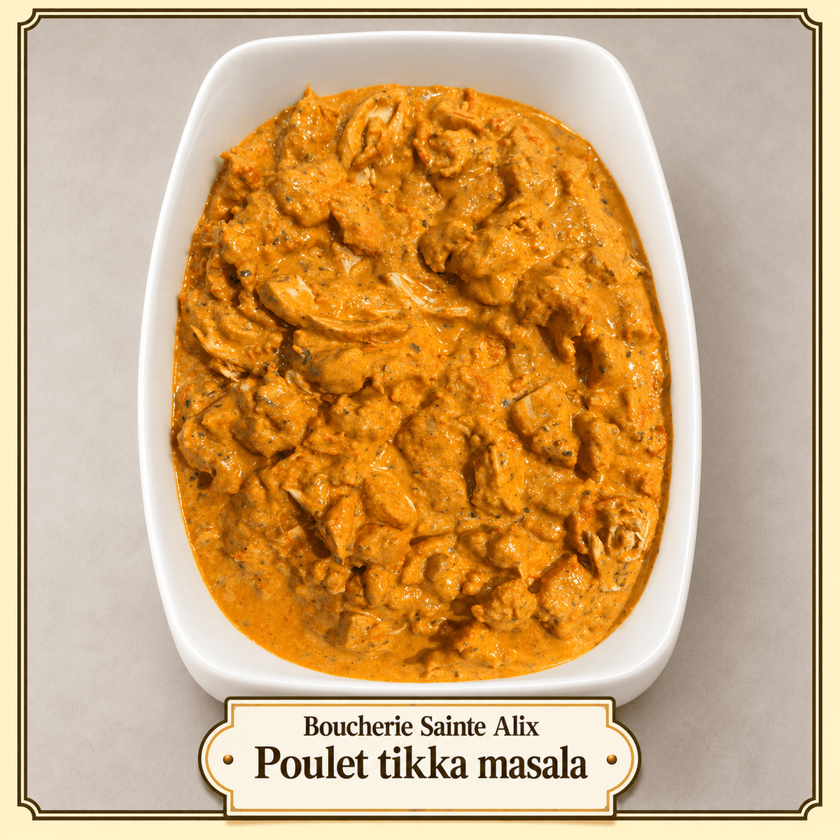 Poulet tikka masala - Boucherie Sainte Alix