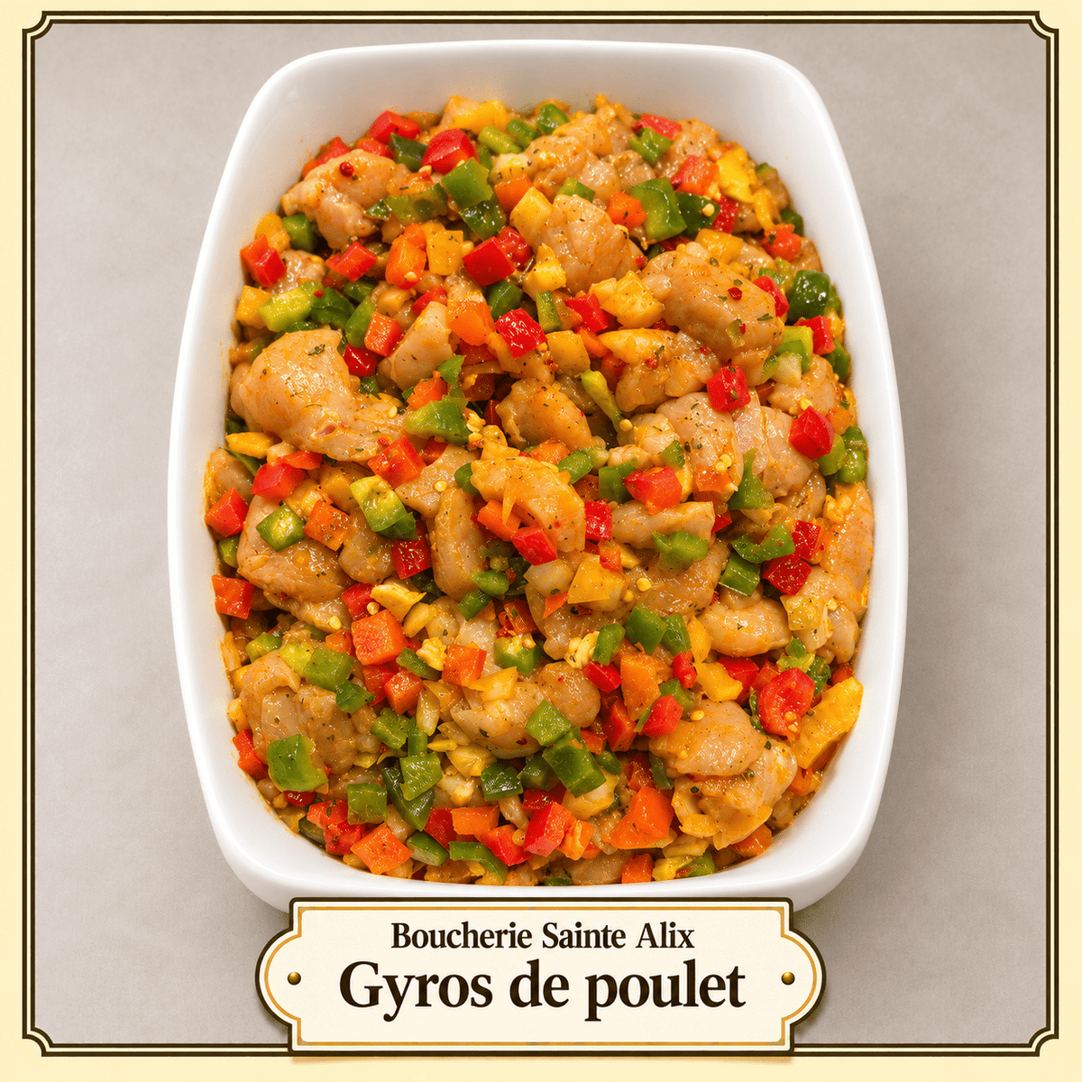 Gyros de poulet - Boucherie Sainte Alix