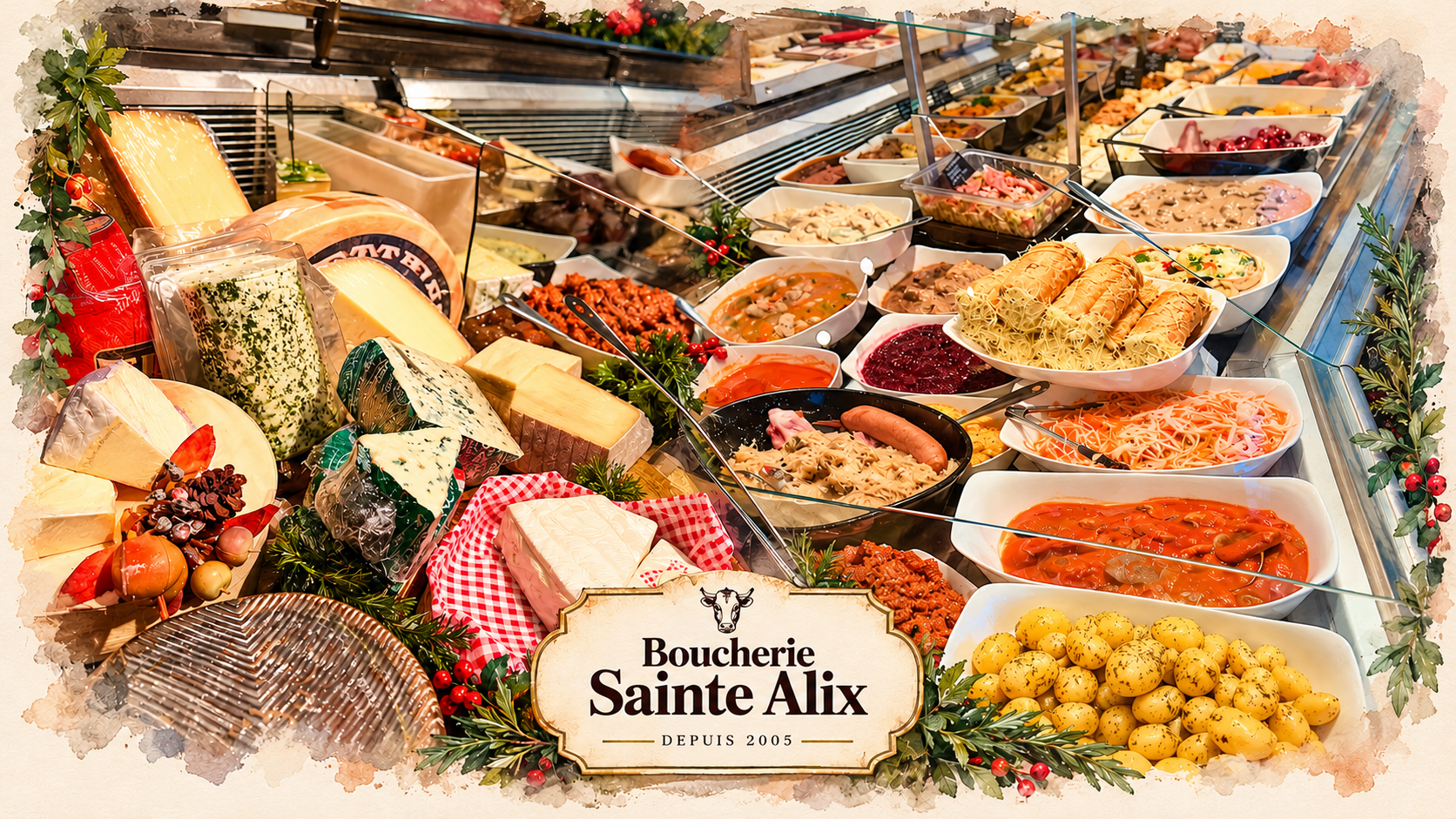 Boucherie Sainte Alix — sélection artisanale de fromages et préparations maison